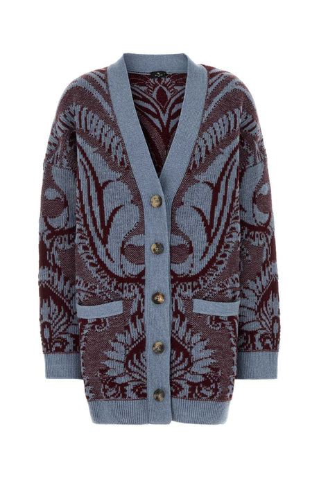 ETRO Embroidered Jacquard Cardigan for Women