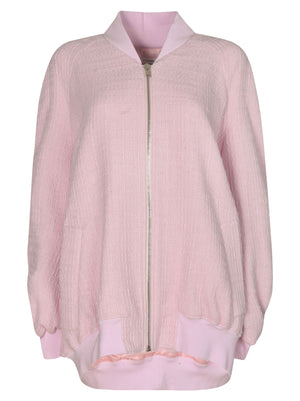 ALESSANDRO VIGILANTE Chic Mini Pink Coat for Women