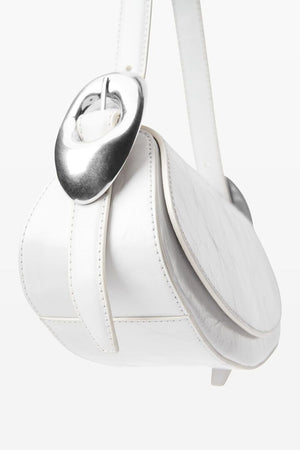 ALEXANDER WANG Small Flap White Mini Handbag