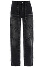 Y/PROJECT Versatile Straight Leg Jeans with Removable Panels - Size 26