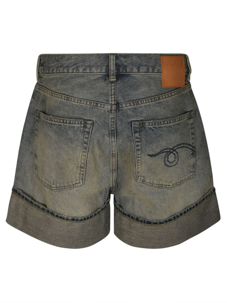 R13 Vintage-Inspired Mini Shorts for Women