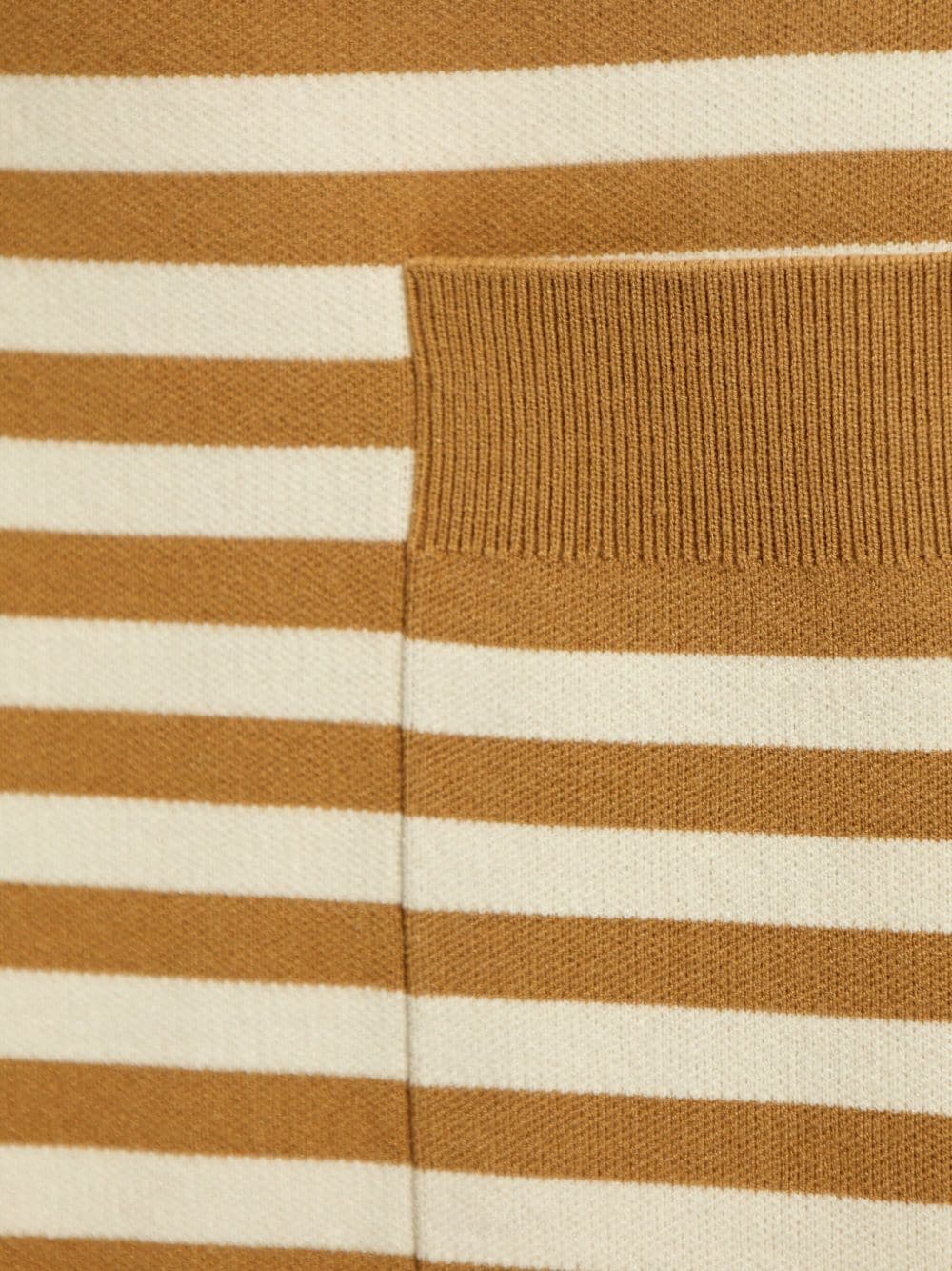 MAX MARA Elegant Striped V-Neck Cardigan