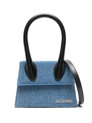 JACQUEMUS Stylish Mid-Sized Denim Handbag