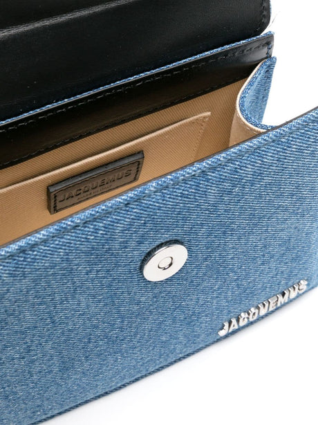 JACQUEMUS Stylish Mid-Sized Denim Handbag