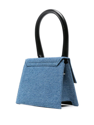 JACQUEMUS Stylish Mid-Sized Denim Handbag