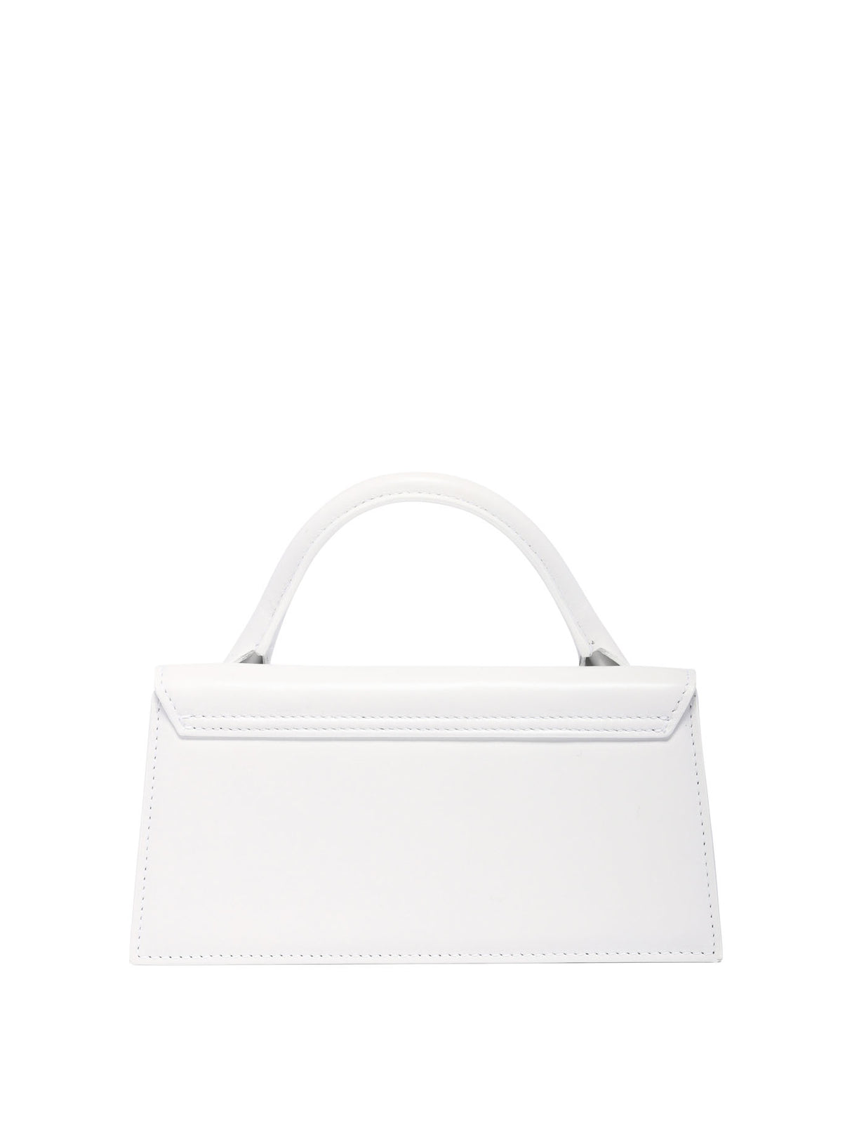 JACQUEMUS Women's Elegant White Leather Mini Crossbody Bag SS24