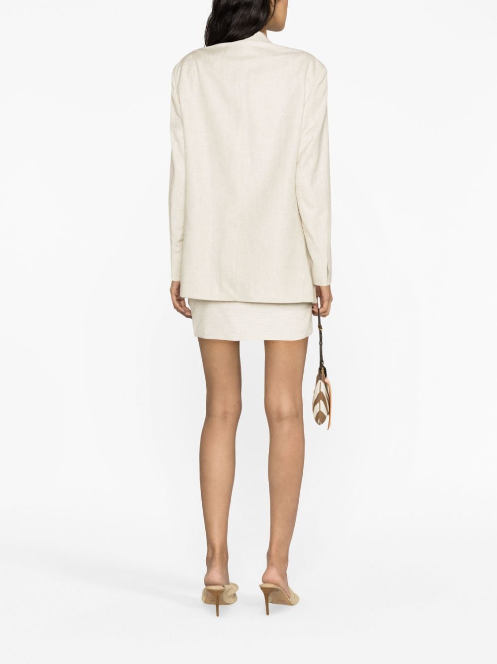 JACQUEMUS Light Beige Blazer Jacket for Women - SS24 Collection