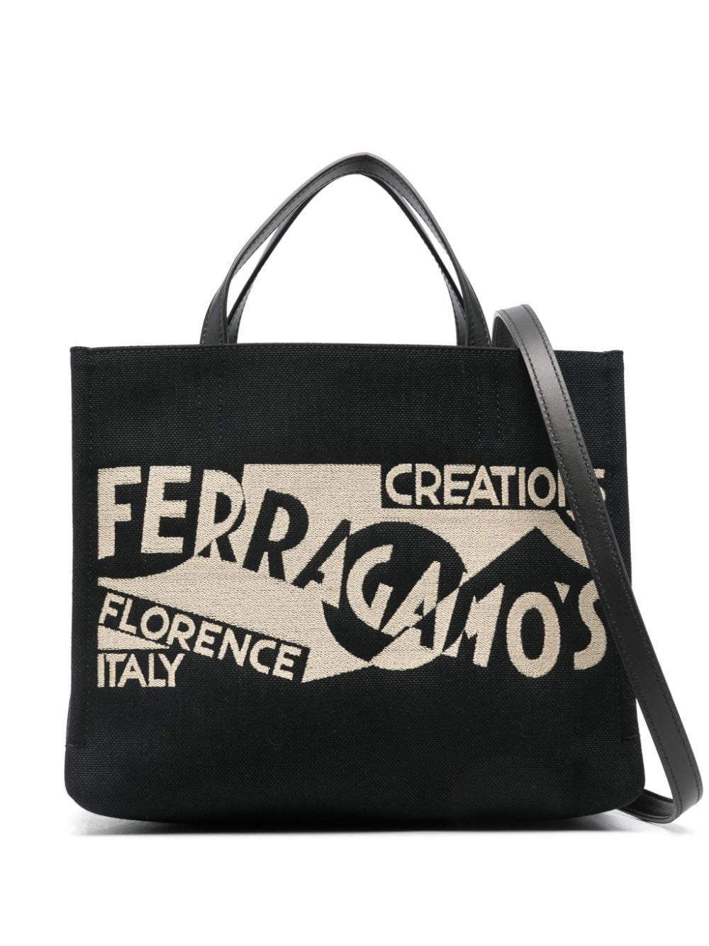 FERRAGAMO Mini Logo-Printed Tote Handbag