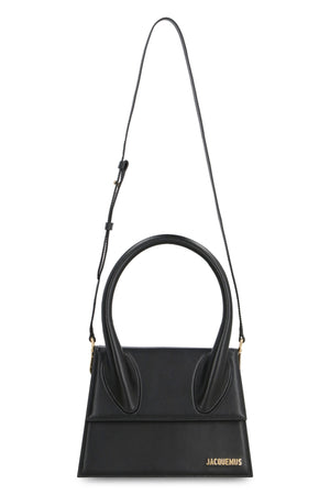 JACQUEMUS The Grand Mini Leather Handbag - Elegant Black