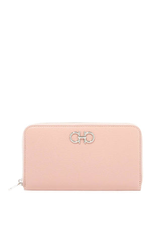 FERRAGAMO Continental Mini Wallet with Gancini Clasp