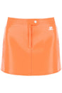 COURREGÈS Orange Sunset Skirt for Women - SS23 Collection