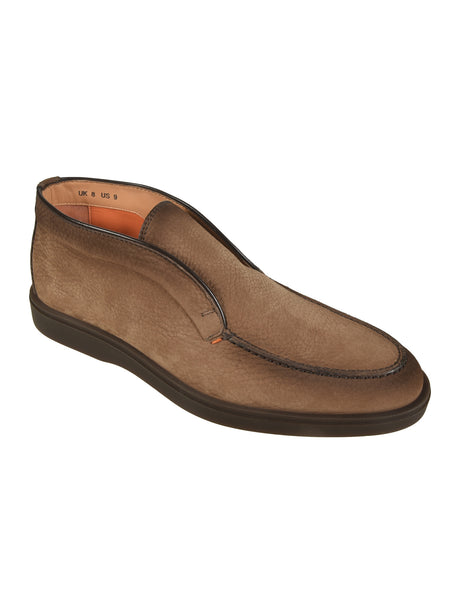 Santoni Elegant Men's Flat Shoes for Fall 2024