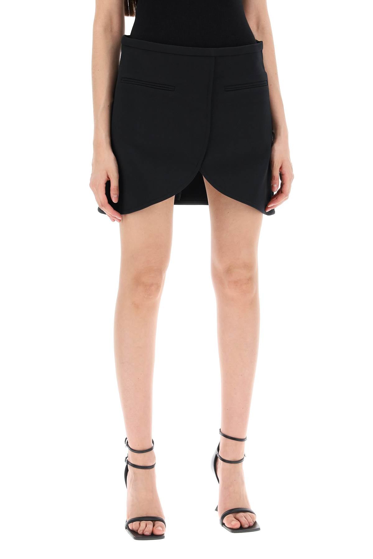 COURREGÈS Asymmetrical Mini Skirt for Women