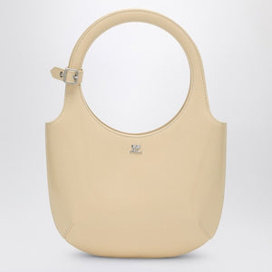 COURREGÈS Mini Soft Leather Handbag with Snap Closure and Dual Handles