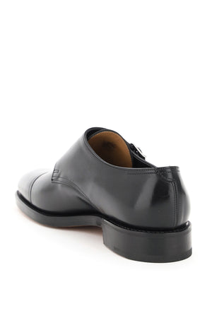 JOHN LOBB Classic Black Leather Moccasins for Men