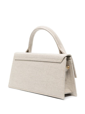 JACQUEMUS Chic Mini Long Handbag in Light Greige