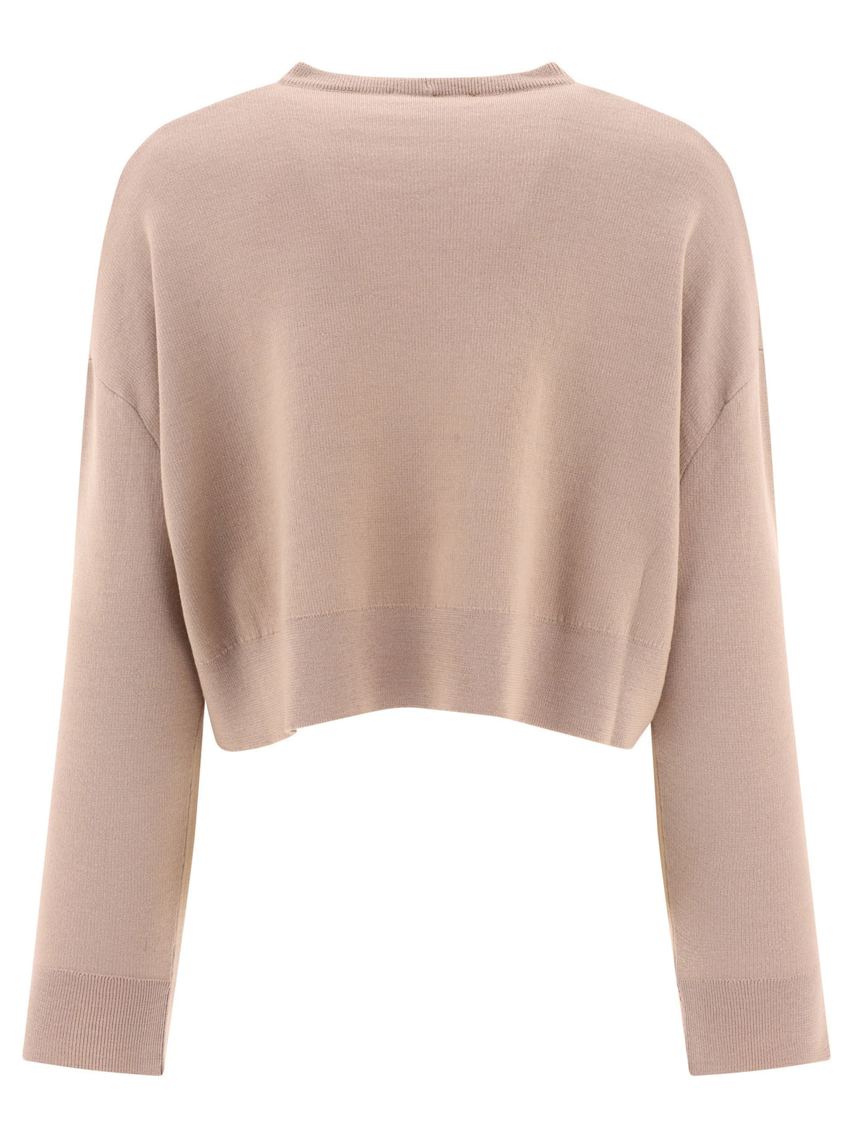 MAX MARA Cropped Sweater with Jacquard Detailing