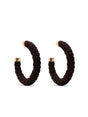 JACQUEMUS Chic Raffia Hoop Earrings