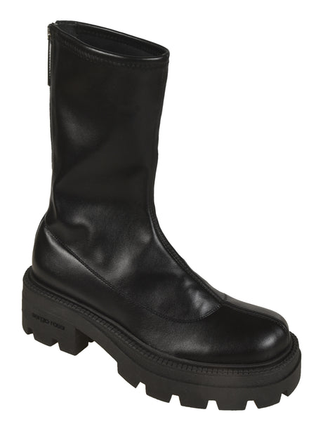 Sergio Rossi Chic Black Mini Boots for Women