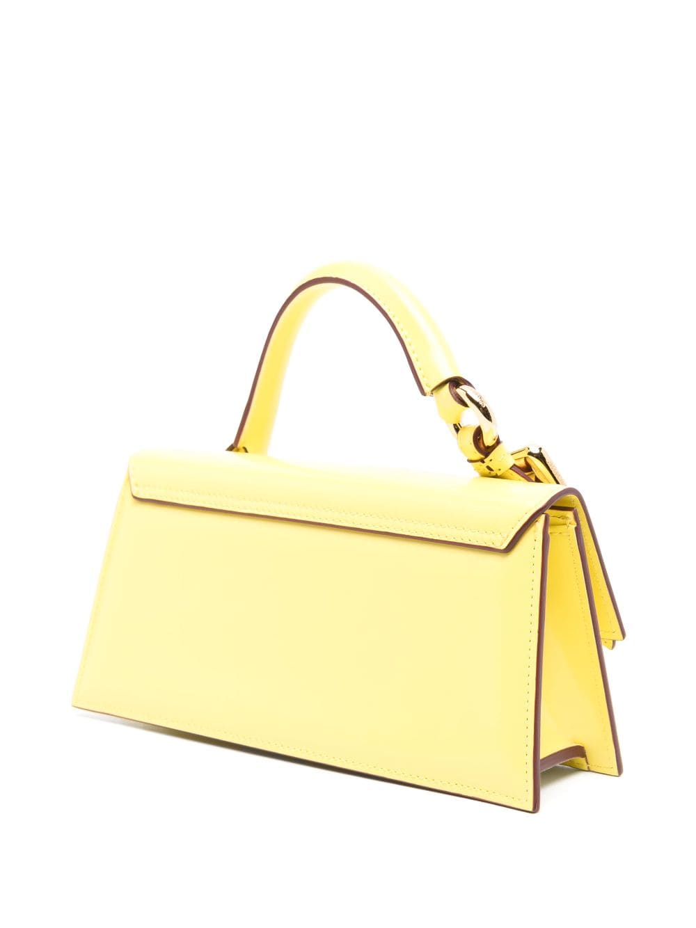 JACQUEMUS Mini Leather Handbag with Gold-Tone Detailing