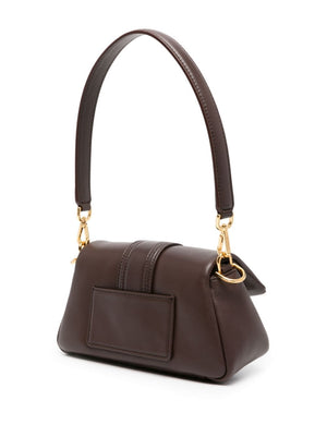 JACQUEMUS Le Petit Bambimou Shoulder Bag - Padded Smooth Leather, Magnetic Closure