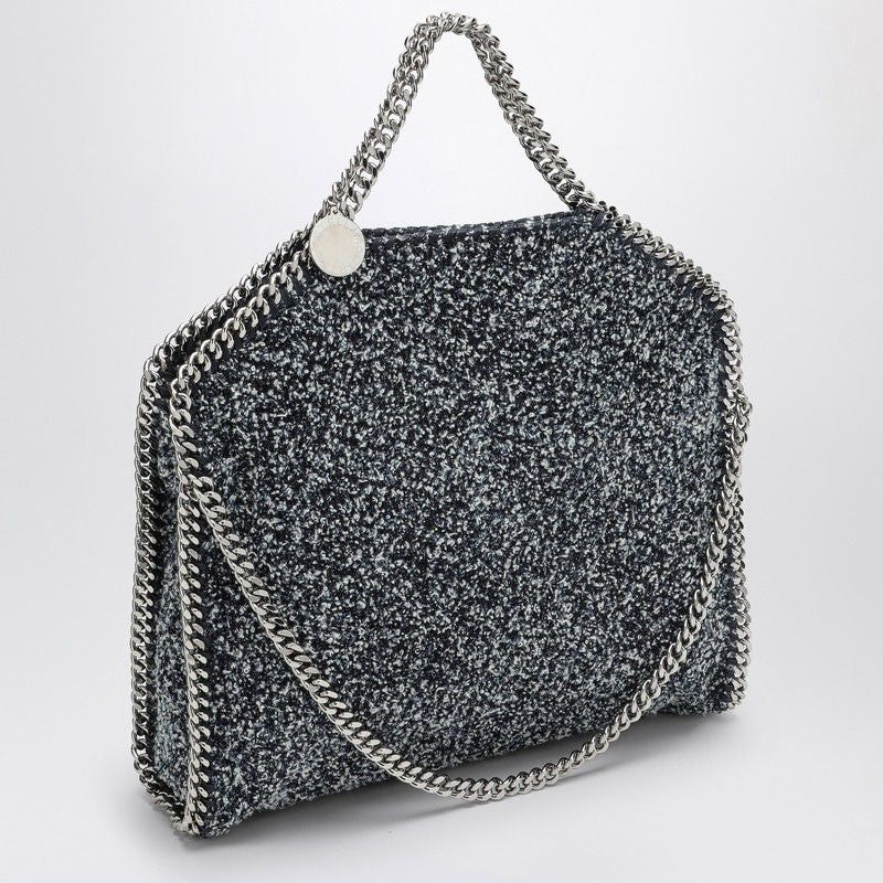 STELLA MCCARTNEY Textured Tote Handbag with Chain Details