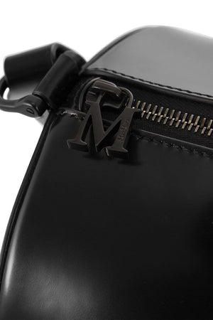 MAX MARA Stylish Brushed Black Clutch for the Fashion-Forward Women