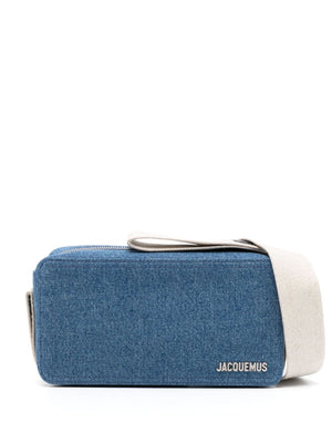 JACQUEMUS Medium Crossbody Denim Handbag