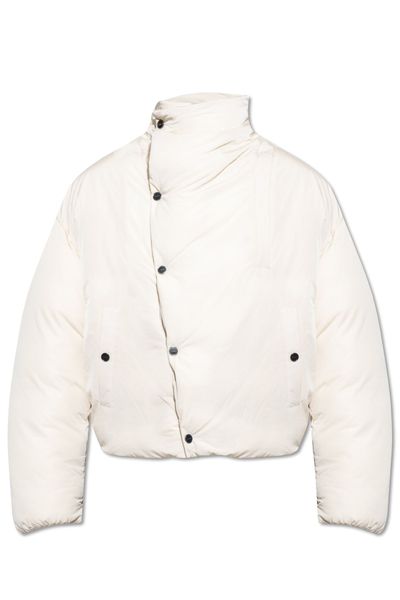 JACQUEMUS Men's Asymmetrical Raffia Puffer Jacket - FW24