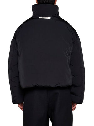 JACQUEMUS Men's Asymmetrical Raffia Puffer Jacket - FW24