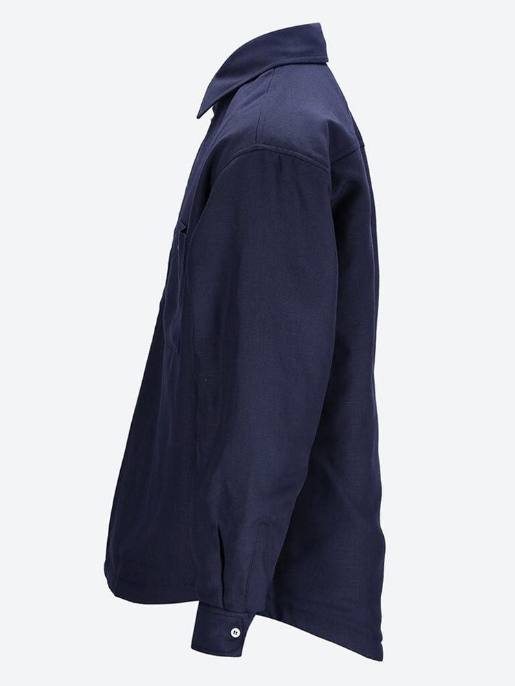 Navy Chemise Boulanger for Men | Dark Navy Shirt by JACQUEMUS for SS24