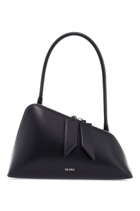 THE ATTICO Asymmetrical Mini Leather Crossbody Handbag