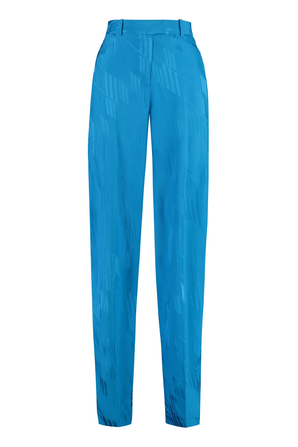 THE ATTICO Blue Viscose Trousers for Women