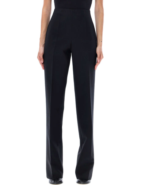 FERRAGAMO Classic Straight Cut Pleated Pants for Women - FW23 Collection