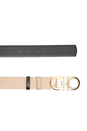 FERRAGAMO Reversible 35mm Gancini Hook Belt