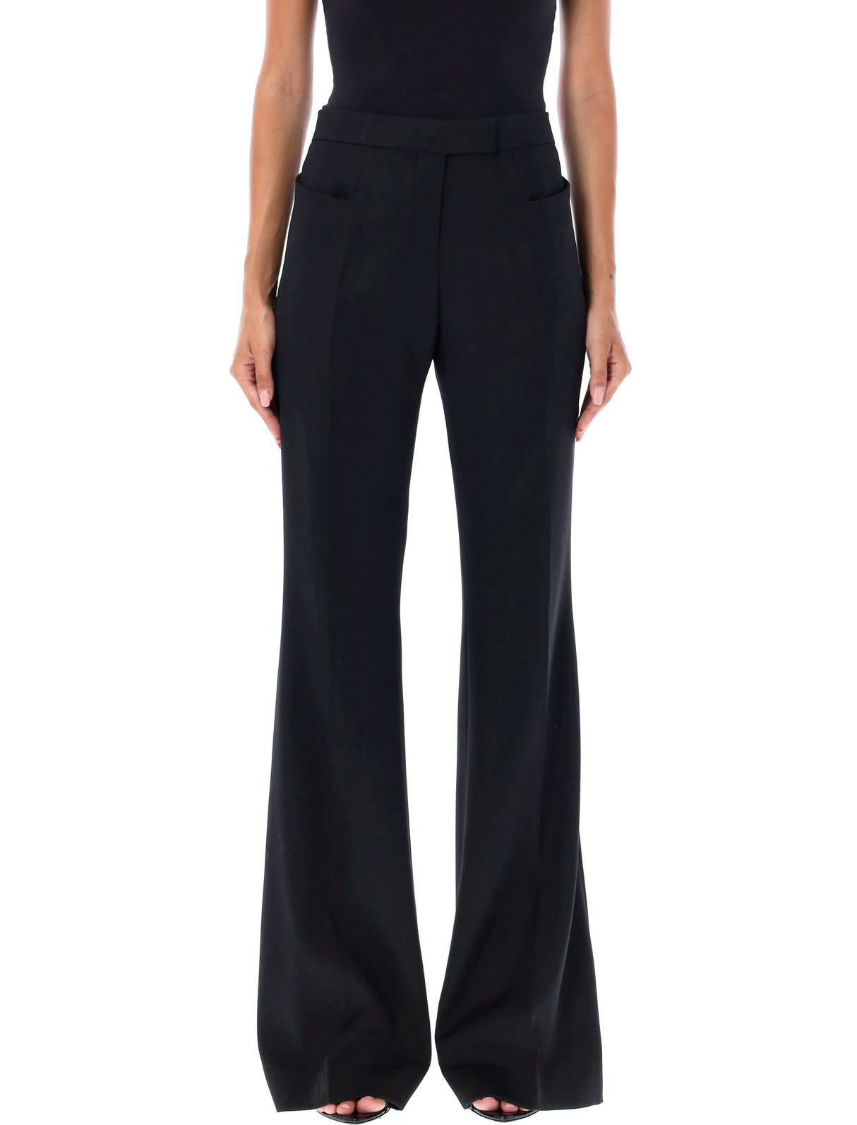 TOM FORD Flair Pants with High Waist and Wide Leg Bottom for Women