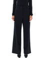 LANVIN Flared High Rise Formal Pants with Wide Cuffs for Women