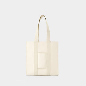 JACQUEMUS SS24 MEN's White Cuerda Shopper Handbag