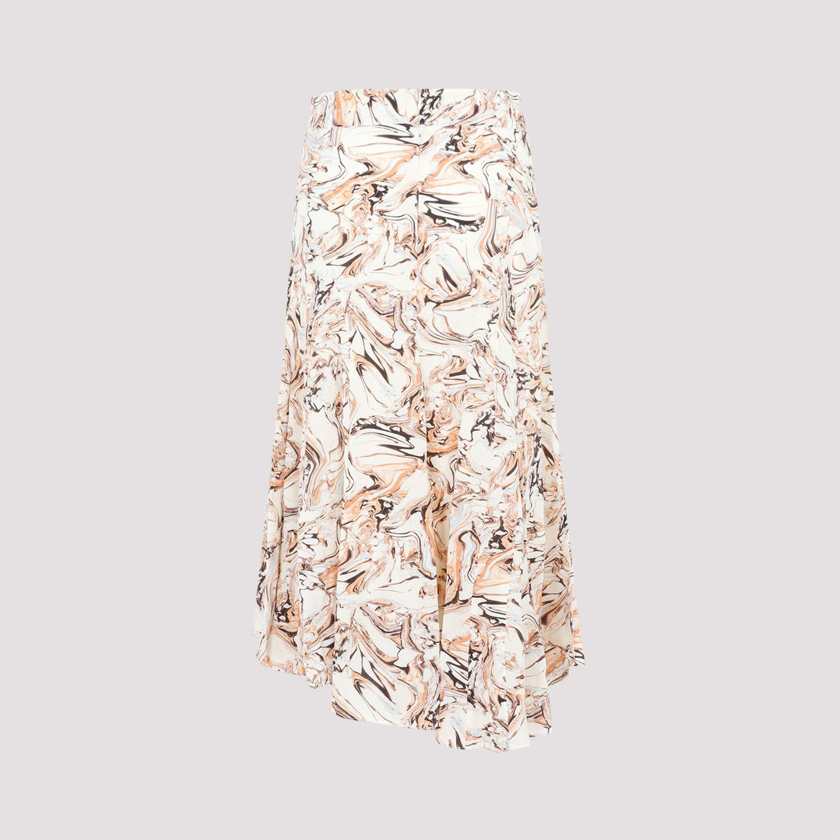 ISABEL MARANT Women's FW23 Nude & Neutrals Silk Skirt