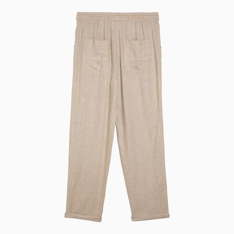 ISABEL MARANT ETOILE ÉCRU Silk Trousers for Women - SS24 Collection