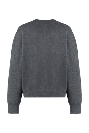 ISABEL MARANT ETOILE Atlee Long Sleeve Sweater in Grey - Women's Fall Winter 2023 Collection