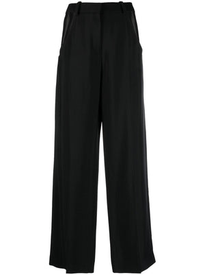 MUGLER Elegant Black Cut-Out Trousers for Women from FW23 Collection