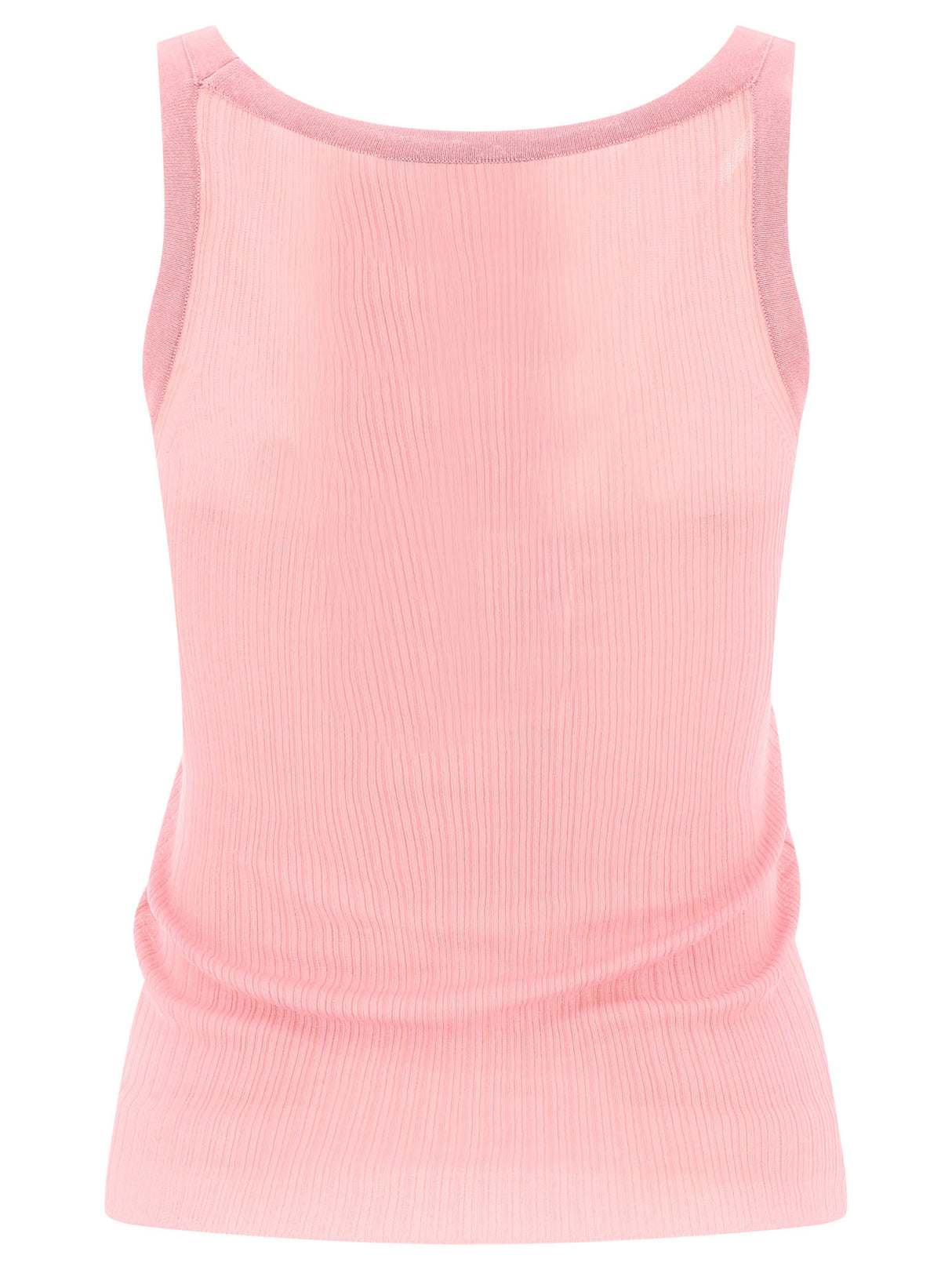 MAX MARA Ribbed Silk Tank Top for Women