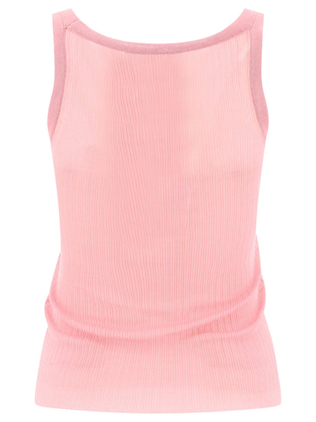 MAX MARA Ribbed Silk Tank Top for Women