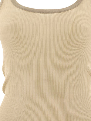 MAX MARA Ribbed Silk Tank Top