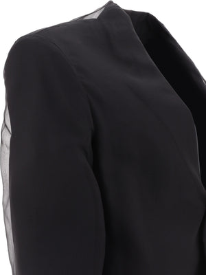 MAX MARA SPORTMAX Stylish 24SS Women's Black Outer Jacket