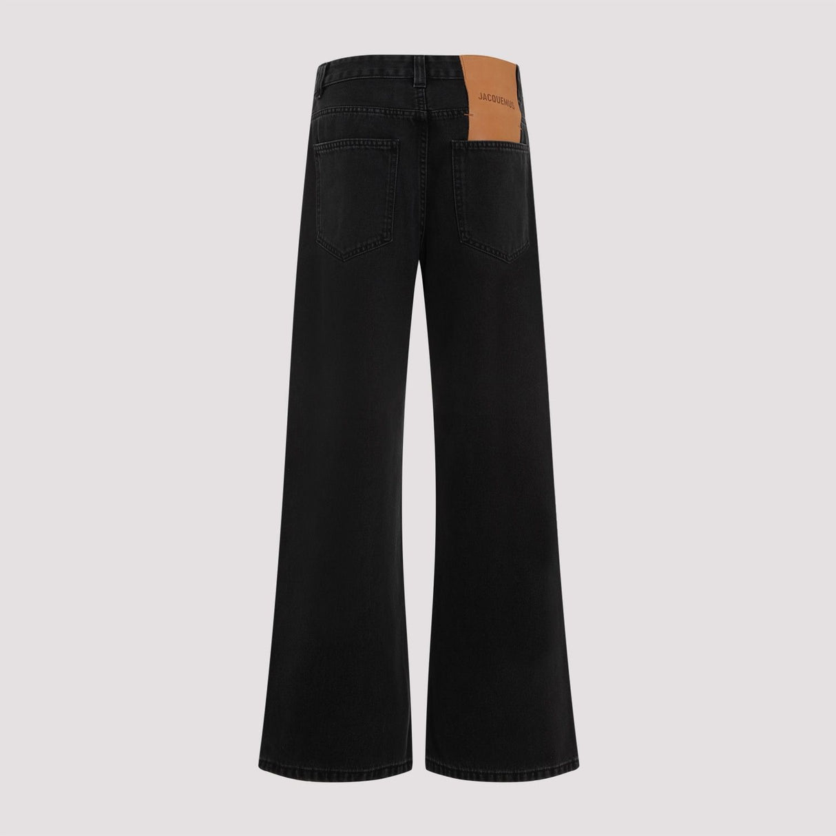 JACQUEMUS Elegant High-Waist Denim Jeans - Large