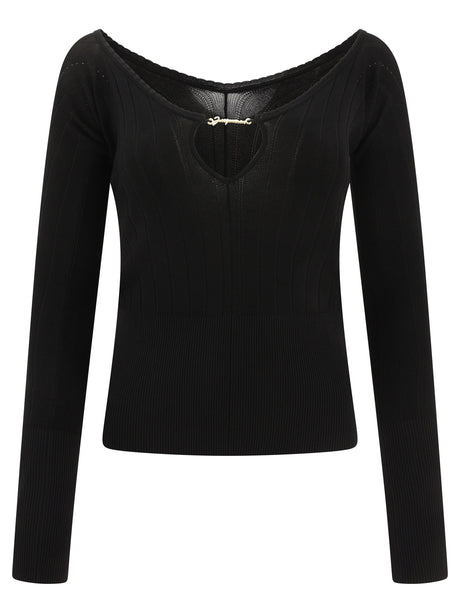 JACQUEMUS Chic Slim Fit Long Sleeve Top