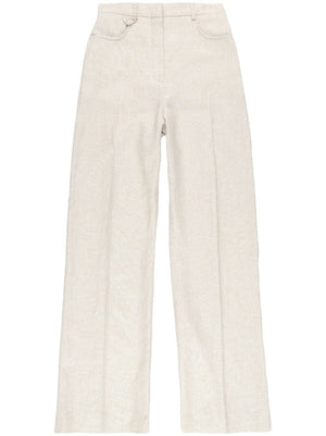 JACQUEMUS High-Waisted Flared Trousers