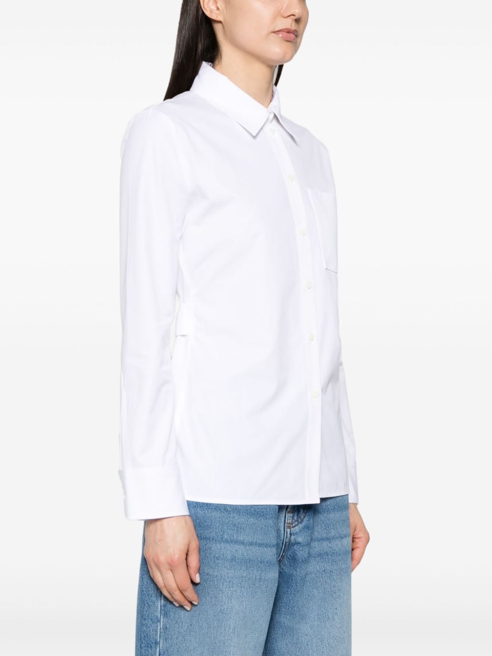 JACQUEMUS Classic White Cotton Shirt